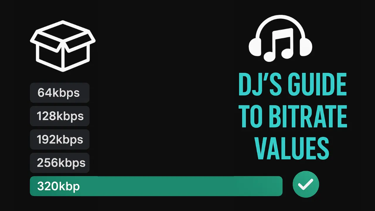 128 vs 256 vs 320kbps: Which Bitrate Do DJs Actually Need? (2026)