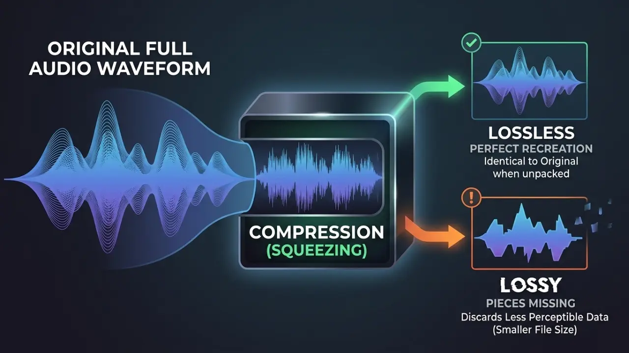 Audio Sampling Compression How Audio Compression Actually Work | Guide for DJs